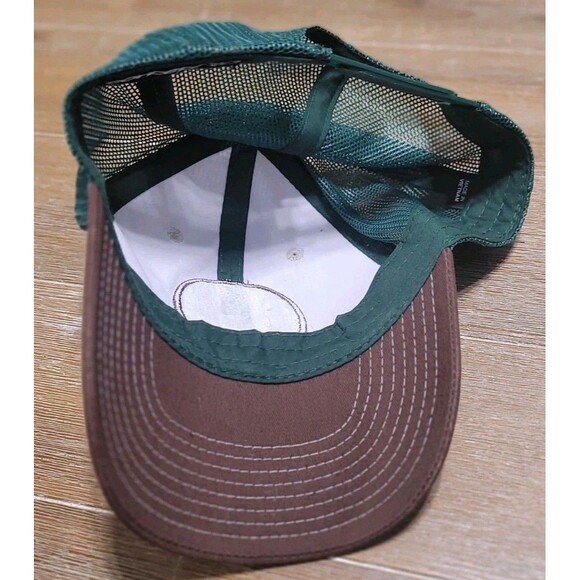 Sequoia National Park Patch Hat Snapback Cap Brown Green White Trees Forest Hike - Picture 4 of 5